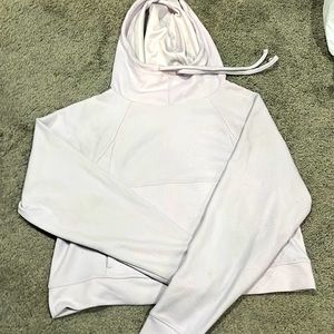 Light purple cropped hoodie